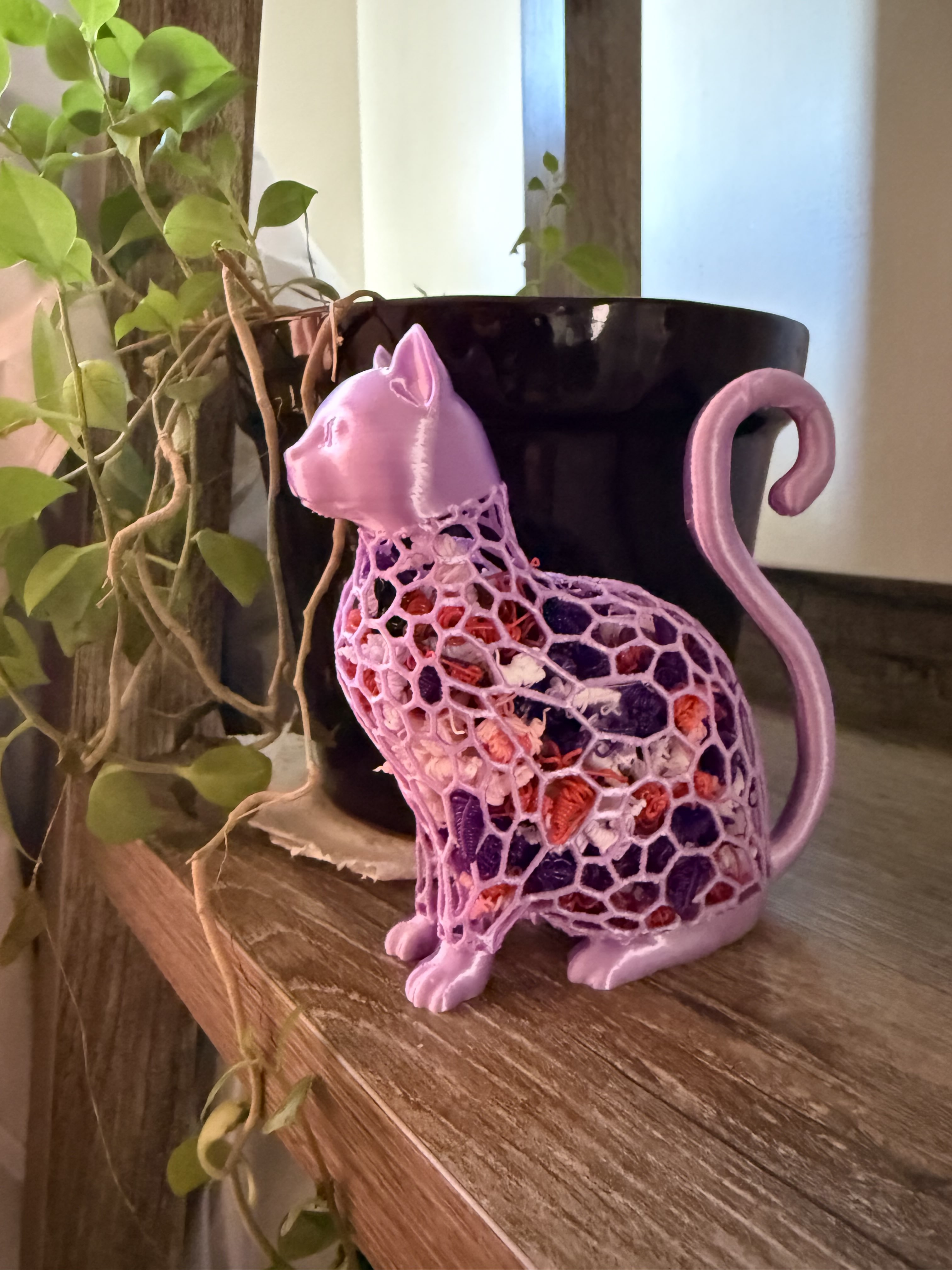 Decoracion en forma de gato